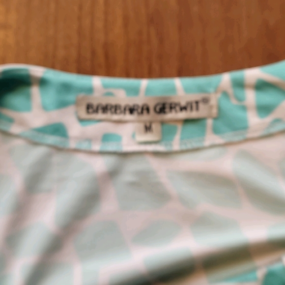 Barbara Gerwit V-Neck 3/4 Sleeve Midi Dress M - Picture 6 of 6